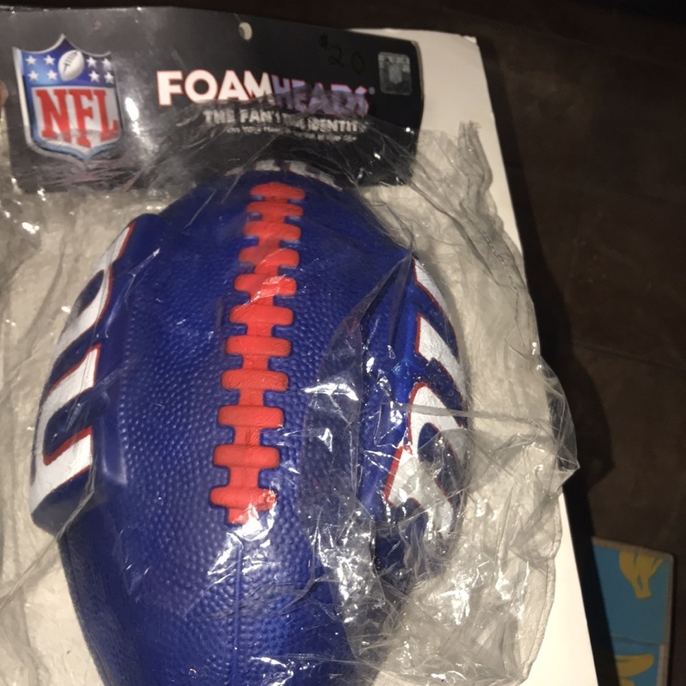 NIP NFL Giants Unisex Foamheads Fan Hat